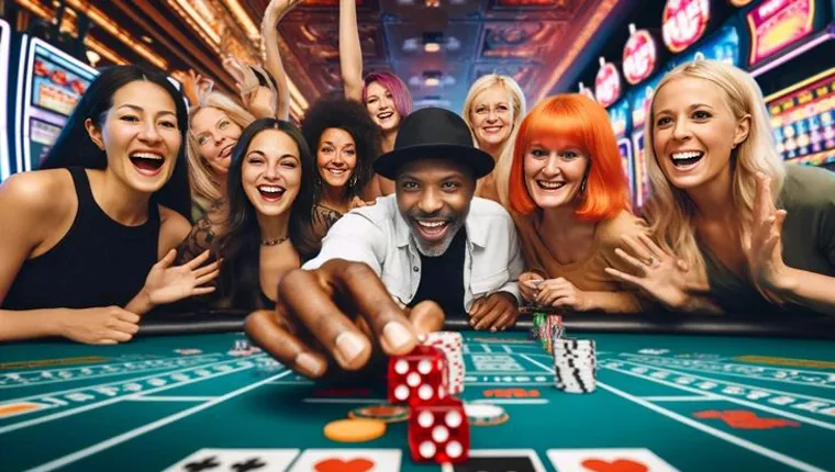 A collection of old classic casino game elements, evoking a sense of nostalgia and enduring appeal.